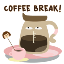 Freya and her cat in daily life sticker #3546924