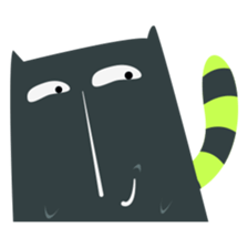 Freya and her cat in daily life sticker #3546932