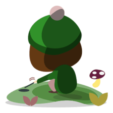 Freya and her cat in daily life sticker #3546950