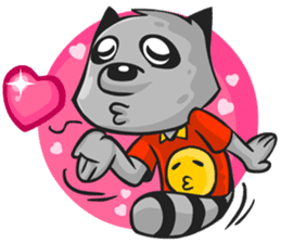 Rubi the Raccoon sticker #3547295