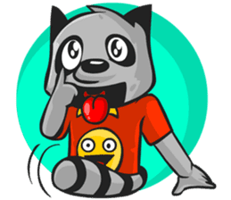 Rubi the Raccoon sticker #3547297