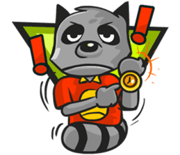 Rubi the Raccoon sticker #3547301