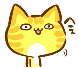 The cat languid basically2 sticker #3547718