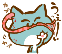 The cat languid basically2 sticker #3547740