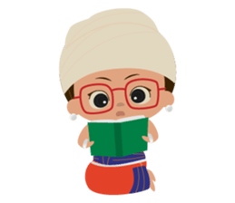 Little Girl From Far Side of the Hill sticker #3548326