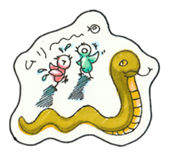 Everyday Life of Taro and Hana sticker #3548384