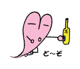 the heart of ghost first step sticker #3548437