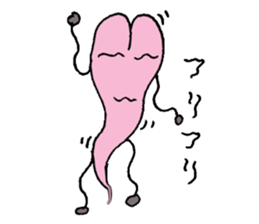 the heart of ghost first step sticker #3548446