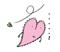 the heart of ghost first step sticker #3548452