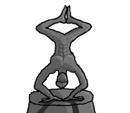 The bronze statue which works sticker #3548478