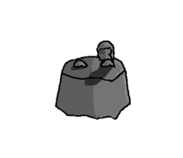 The bronze statue which works sticker #3548489