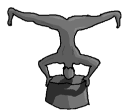 The bronze statue which works sticker #3548506