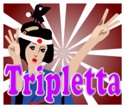 Supporter Katsuyo san blue version sticker #3549478