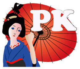 Supporter Katsuyo san blue version sticker #3549499