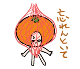 Friendly oranges Alien sticker #3549958