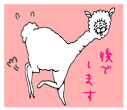 Love alpaca sticker #3551838