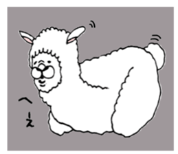 Love alpaca sticker #3551860
