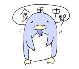 Speech balloon Penguin sticker #3551995