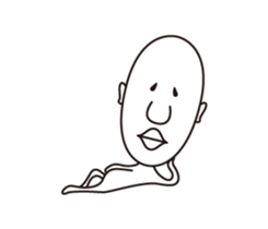 Nose Lip Man sticker #3552097