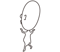 Nose Lip Man sticker #3552099