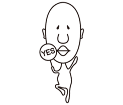 Nose Lip Man sticker #3552105