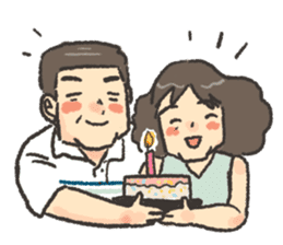 Papa Mama sticker #3552231