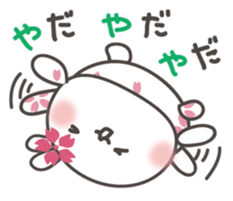 sakura the rabbit japanese sticker #3552324