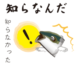 Yellowtail of the Sanuki dialect sticker #3552389