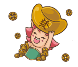 Lotus Baby Immortal sticker #3553652