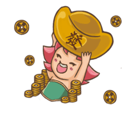 Lotus Baby Immortal sticker #3553652