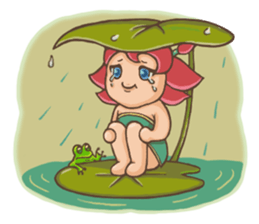 Lotus Baby Immortal sticker #3553659