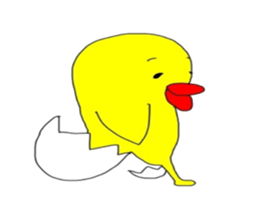 male chiken sticker #3553796