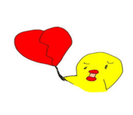 male chiken sticker #3553809