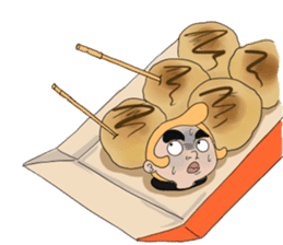 I love food(funny,comic face friend) sticker #3553911