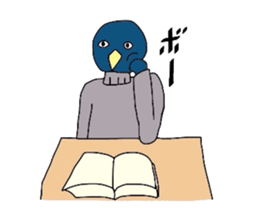 penguin in turtleneck sticker #3554136