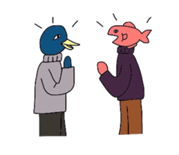 penguin in turtleneck sticker #3554151