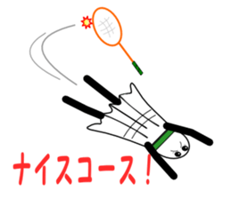 Sticker for badminton club sticker #3554277