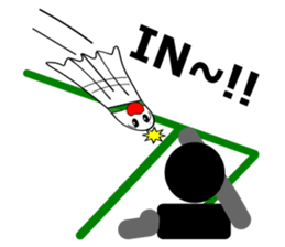 Sticker for badminton club sticker #3554298