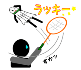 Sticker for badminton club sticker #3554301