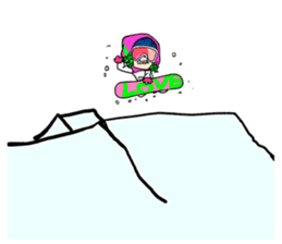 Snowboarder Heroki sticker #3554319