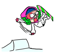 Snowboarder Heroki sticker #3554321