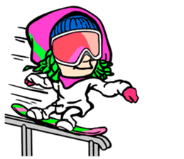 Snowboarder Heroki sticker #3554323