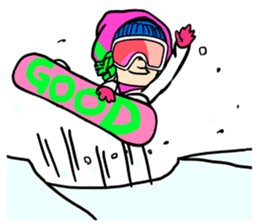 Snowboarder Heroki sticker #3554324