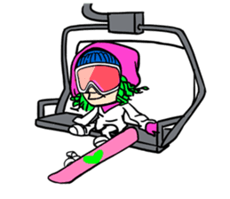 Snowboarder Heroki sticker #3554326