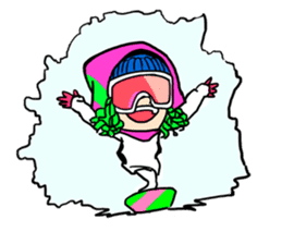 Snowboarder Heroki sticker #3554336