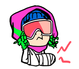 Snowboarder Heroki sticker #3554340