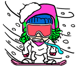 Snowboarder Heroki sticker #3554342