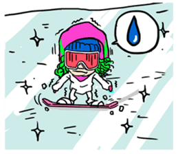 Snowboarder Heroki sticker #3554343