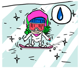 Snowboarder Heroki sticker #3554343