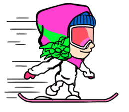 Snowboarder Heroki sticker #3554346